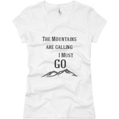 Ladies Slim Fit Basic Promo Jersey Tee