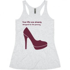 Ladies Slim Fit Super Soft Racerback Triblend Tank