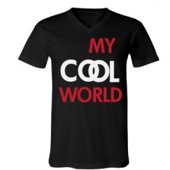 Unisex V-Neck Jersey Tee