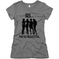 Ladies Slim Fit Super Soft Triblend Tee