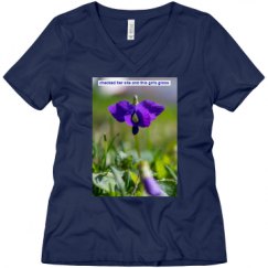 Ladies Relaxed Fit V-Neck Tee