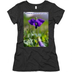 Ladies Slim Fit Super Soft Triblend Tee