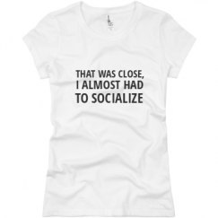 Ladies Slim Fit Basic Promo Jersey Tee