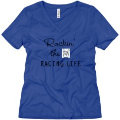 Ladies Relaxed Fit V-Neck Tee