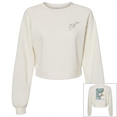 Hand of an Old Idol Fleece Sweatshirt by Lucy LaRue