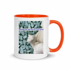 11oz Ceramic Mug with Color Inside