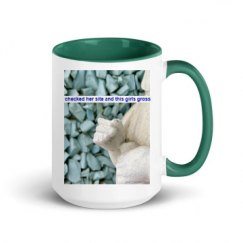 15oz Ceramic Mug with Color Inside