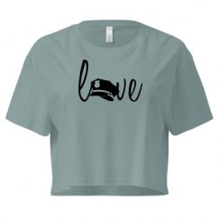 Ladies Festival Cali Crop Top Tee