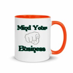 11oz Ceramic Mug with Color Inside