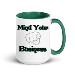 15oz Ceramic Mug with Color Inside