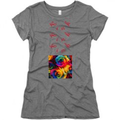 Ladies Slim Fit Super Soft Triblend Tee