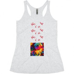 Ladies Slim Fit Super Soft Racerback Triblend Tank