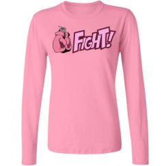 Ladies Relaxed Fit Basic Long Sleeve Tee