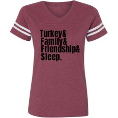 Ladies Relaxed Fit Vintage Sports Tee