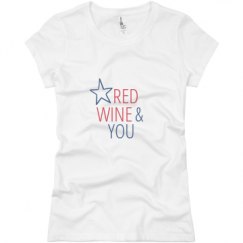 Ladies Slim Fit Basic Promo Jersey Tee