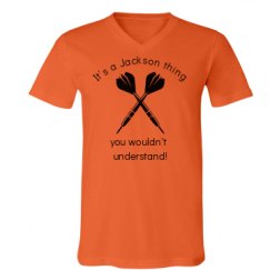 Unisex V-Neck Jersey Tee