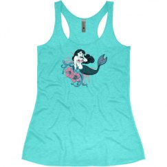 Ladies Slim Fit Super Soft Racerback Triblend Tank