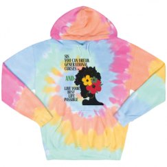 Unisex Tie-Dye Fleece Hoodie