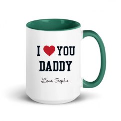 15oz Ceramic Mug with Color Inside