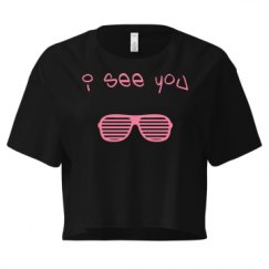 Ladies Festival Cali Crop Top Tee