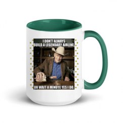 15oz Ceramic Mug with Color Inside