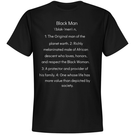 Definition of Black Man Tee