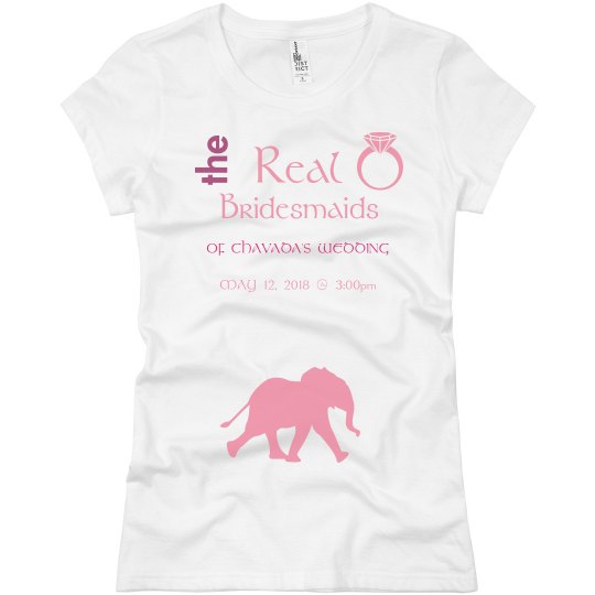 Demetria bridesmaid shirt