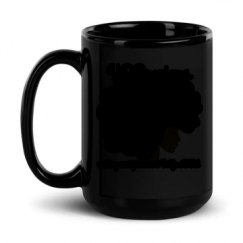 15oz Black Glossy Mug