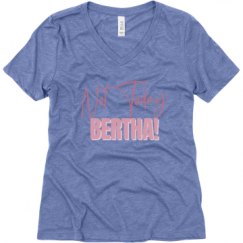 Ladies Relaxed Fit Super Soft Triblend V-Neck Tee