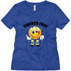 Ladies Relaxed Fit V-Neck Tee