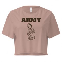 Ladies Festival Cali Crop Top Tee