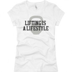 Ladies Slim Fit Basic Promo Jersey Tee