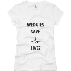 Ladies Slim Fit Basic Promo Jersey Tee