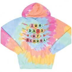 Unisex Tie-Dye Fleece Hoodie