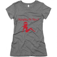 Ladies Slim Fit Super Soft Triblend Tee