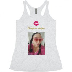 Ladies Slim Fit Super Soft Racerback Triblend Tank