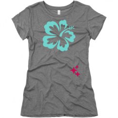 Ladies Slim Fit Super Soft Triblend Tee