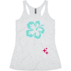 Ladies Slim Fit Super Soft Racerback Triblend Tank