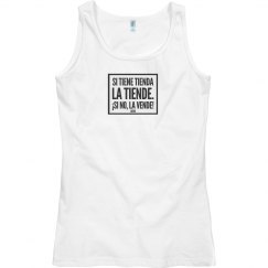 Si tiene tienda la tiende, si no, la vende 