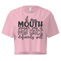 Ladies Festival Cali Crop Top Tee