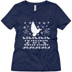 Ladies Relaxed Fit V-Neck Tee