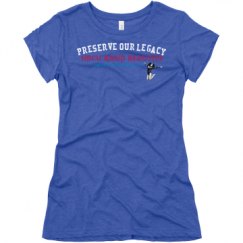 Ladies Slim Fit Super Soft Triblend Tee