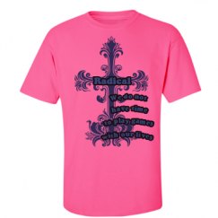 Unisex Ultra Cotton Safety Neon Crewneck Tee