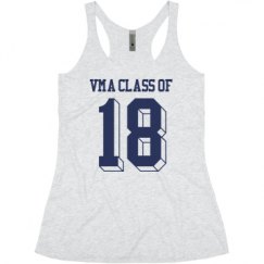 Ladies Slim Fit Super Soft Racerback Triblend Tank