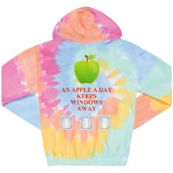 Unisex Tie-Dye Fleece Hoodie