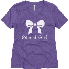 Ladies Relaxed Fit Super Soft Triblend V-Neck Tee