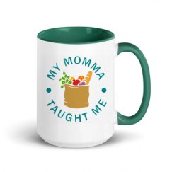 15oz Ceramic Mug with Color Inside