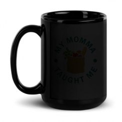 15oz Black Glossy Mug
