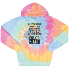 Unisex Tie-Dye Fleece Hoodie