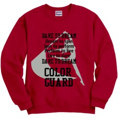 Unisex Film and Foil Crewneck Sweatshirt